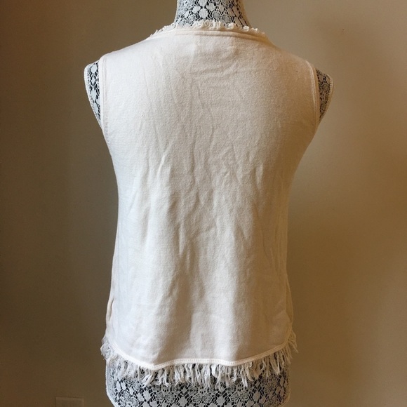 Essentiel Antwerp Sleeveless Top With Fringe - Picture 4 of 6